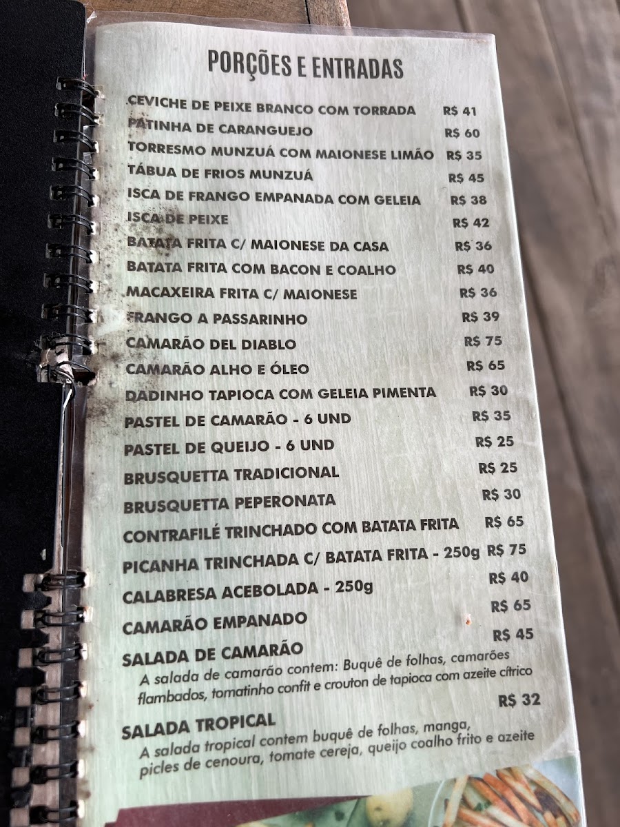 Menu Munzua Pier Club-1