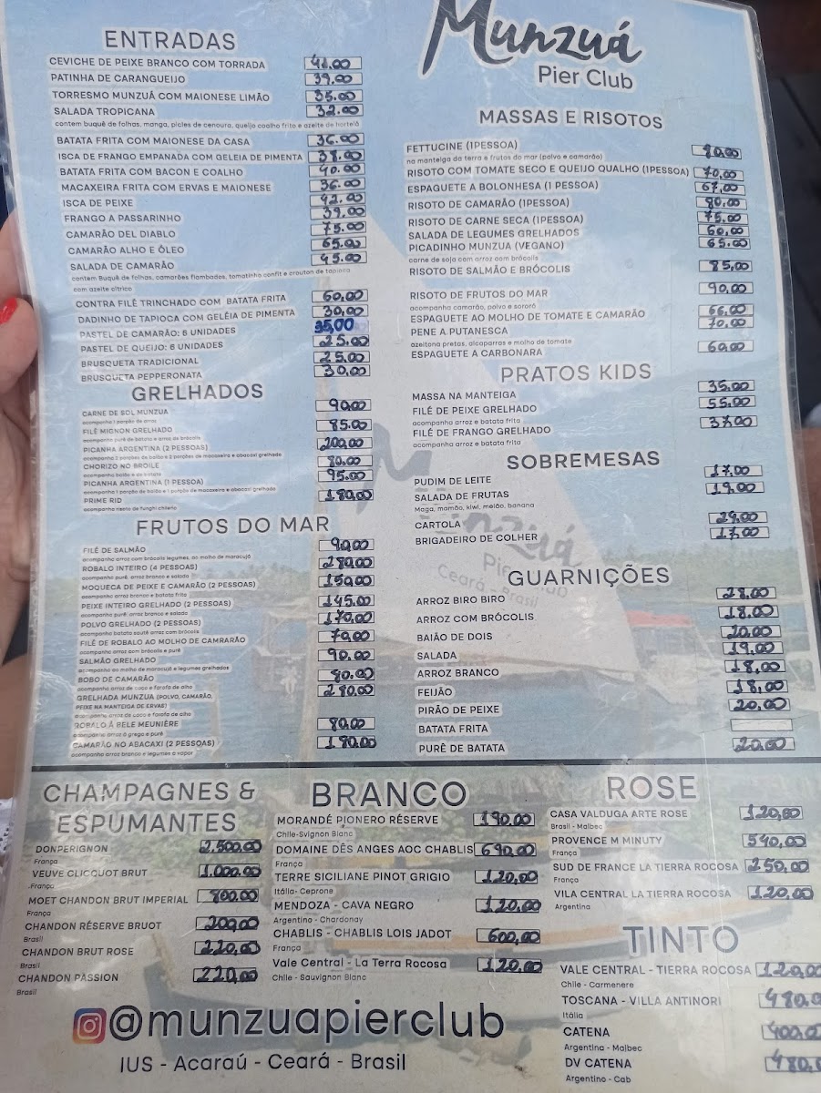 Menu Munzua Pier Club-4