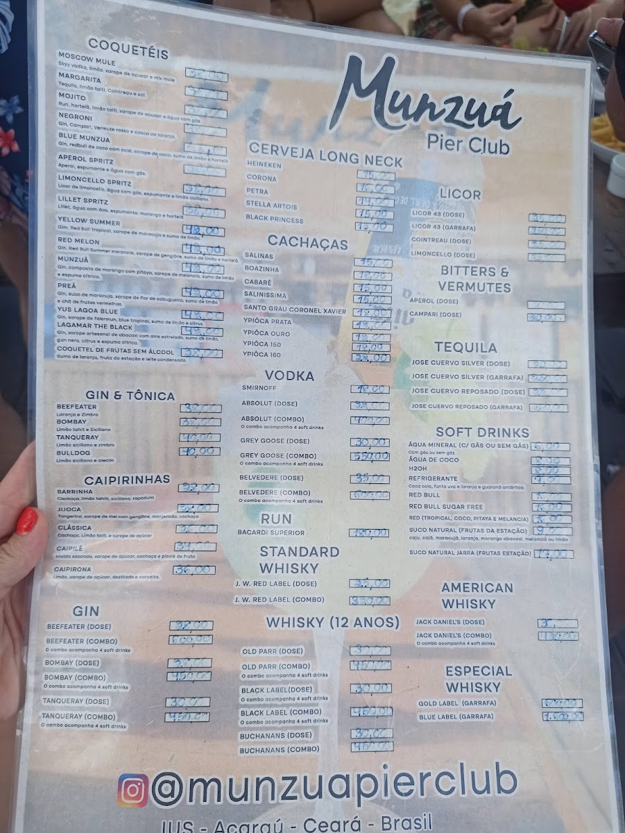 Menu Munzua Pier Club-7