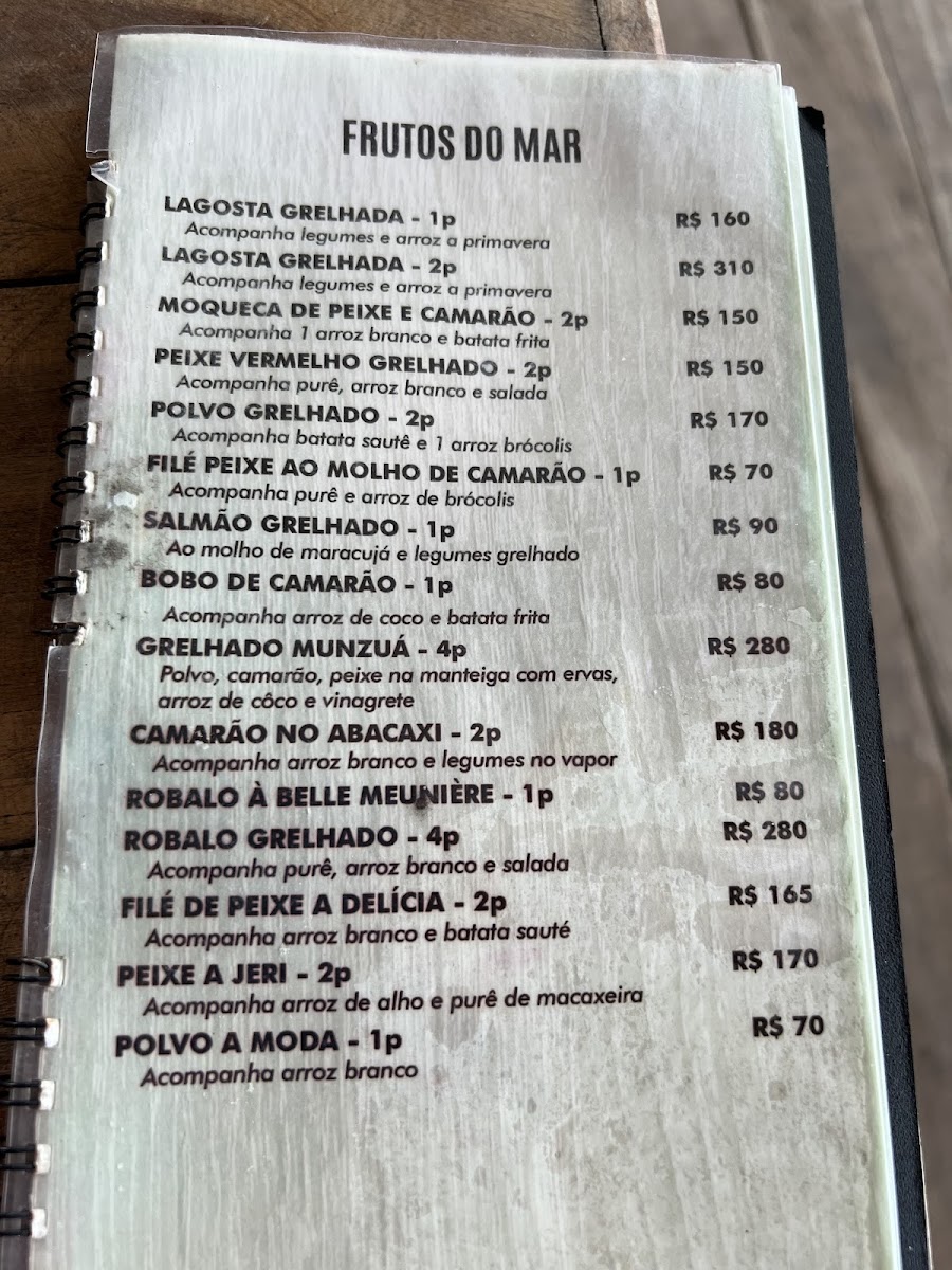 Menu Munzua Pier Club-8